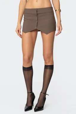 Mini falda short abotonada ellis de Edikted en Shorts para argentina