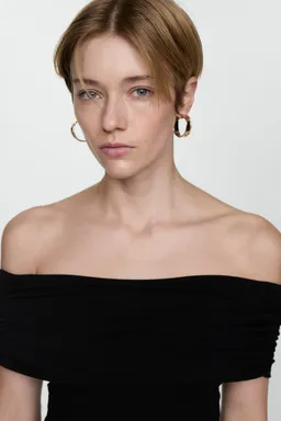 Vestido hombros descubiertos de Mango en Vestidos para argentina