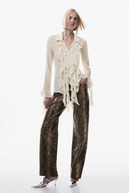 Pantalón estampado serpiente de Mango en Pantalones para argentina