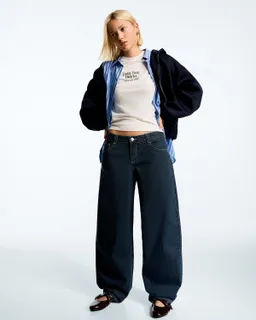 Jeans baggy barrel de Bershka en Pantalones para argentina