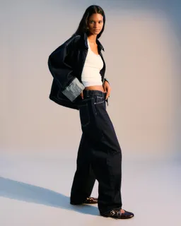 Jeans baggy barrel de Bershka en Pantalones para argentina