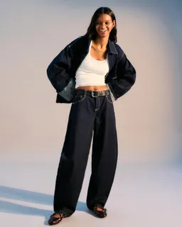 Jeans baggy barrel de Bershka en Pantalones para argentina