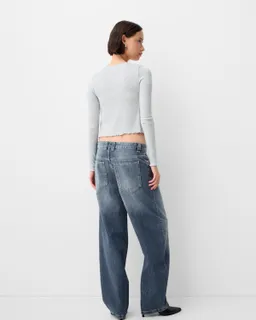 Jeans baggy barrel de Bershka en Pantalones para argentina