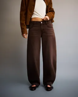 Jeans baggy barrel de Bershka en Pantalones para argentina
