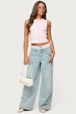 Musculosa basel con botones de Edikted en Tops para argentina