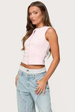 Musculosa basel con botones de Edikted en Tops para argentina
