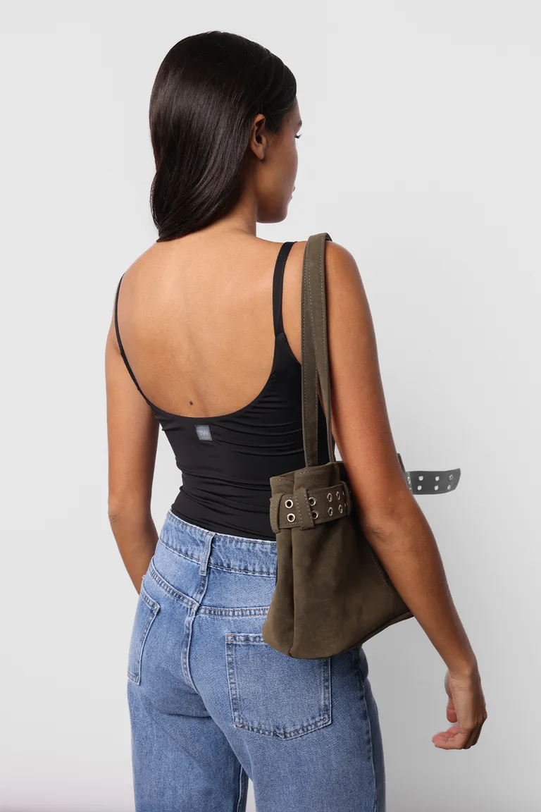 Cuerpo negro con detalles transparentes y ajuste cómodo de Top White en Bodies para argentina