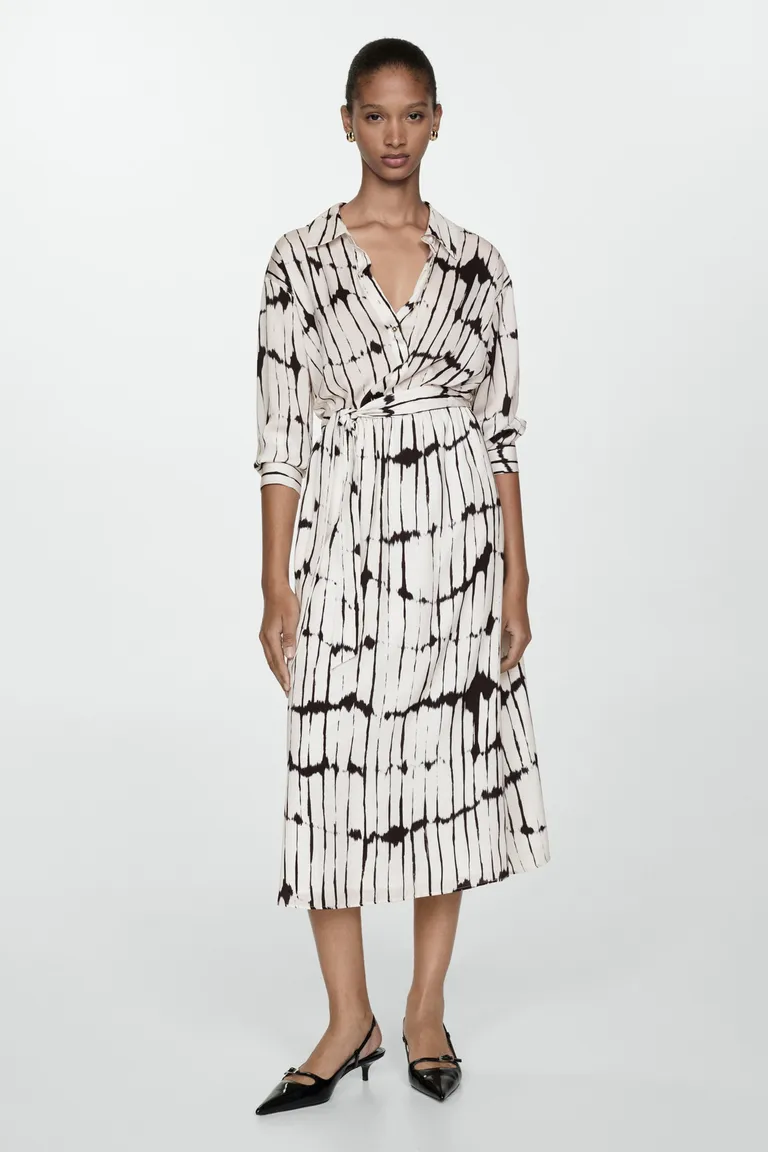 Vestido camisero estampado de Mango en Vestidos para argentina