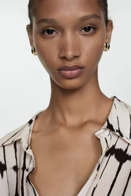 Vestido camisero estampado de Mango en Vestidos para argentina
