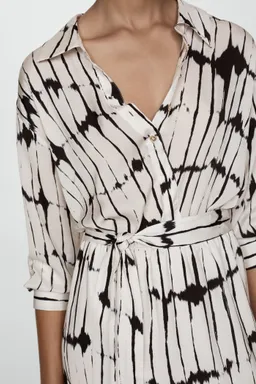 Vestido camisero estampado de Mango en Vestidos para argentina