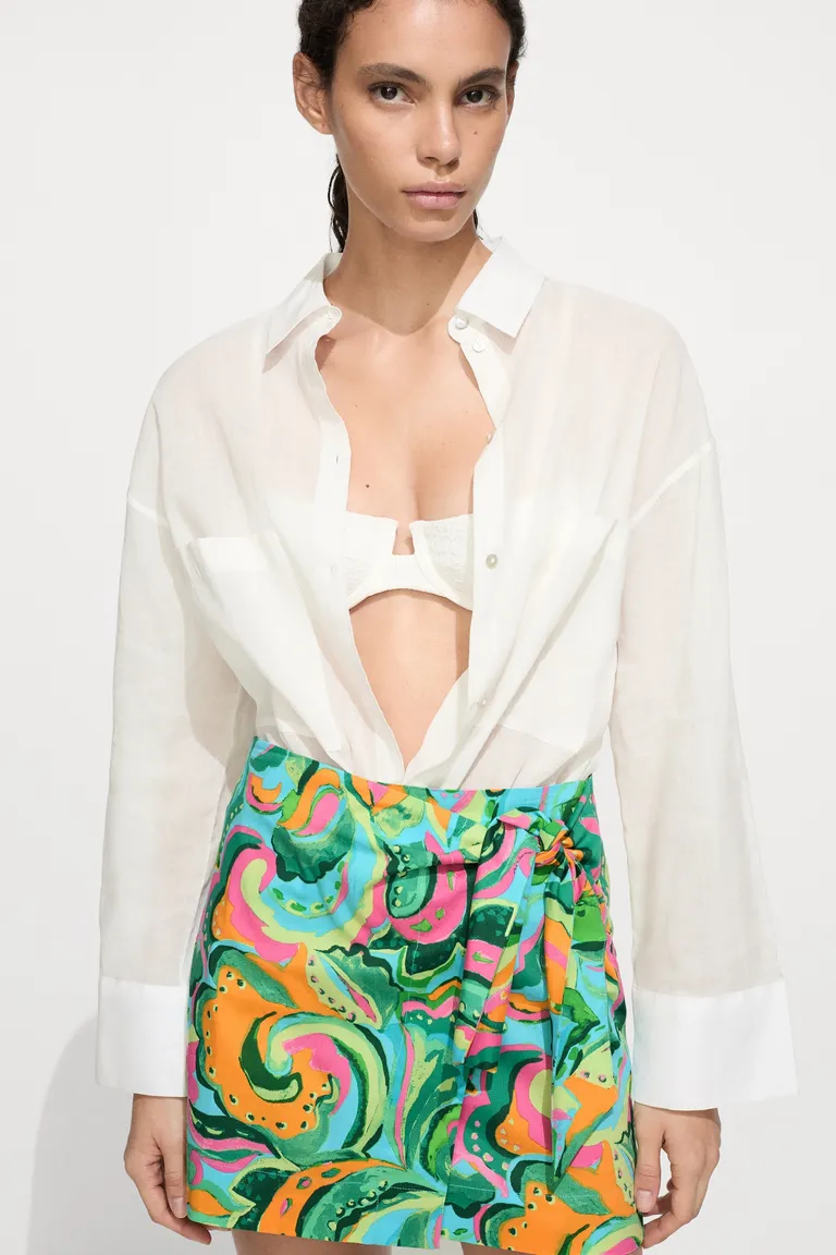 Minifalda estampada lazo de Mango en Faldas para argentina