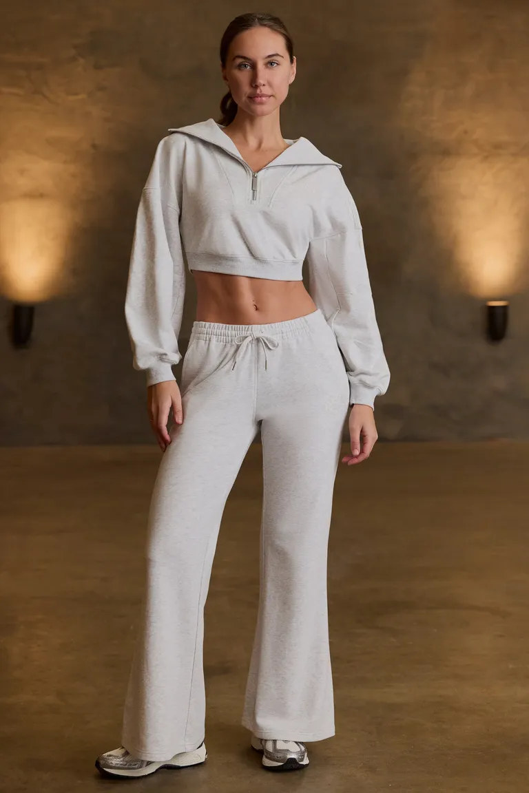 Joggers anchos tiro bajo gris de Oh Polly en Pantalones para argentina