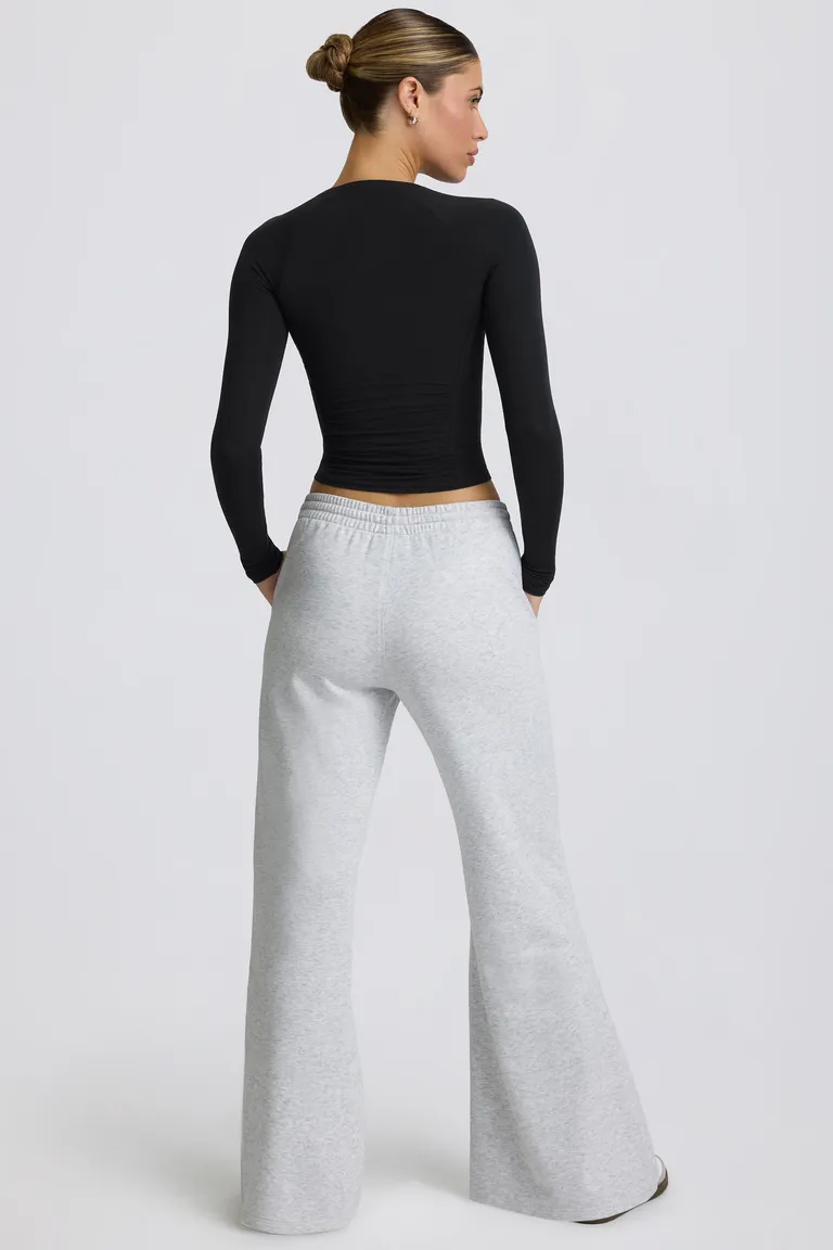 Joggers anchos tiro bajo gris de Oh Polly en Pantalones para argentina