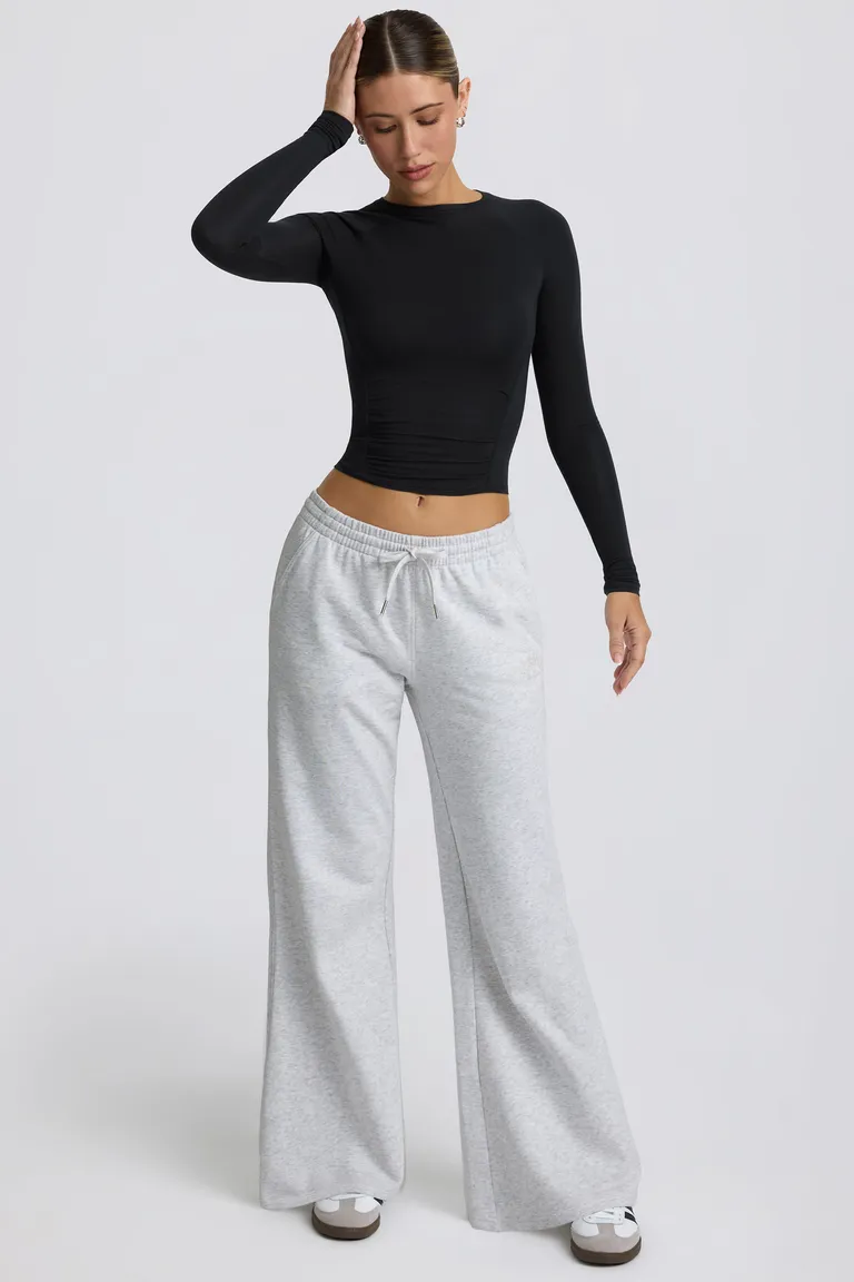 Joggers anchos tiro bajo gris de Oh Polly en Pantalones para argentina