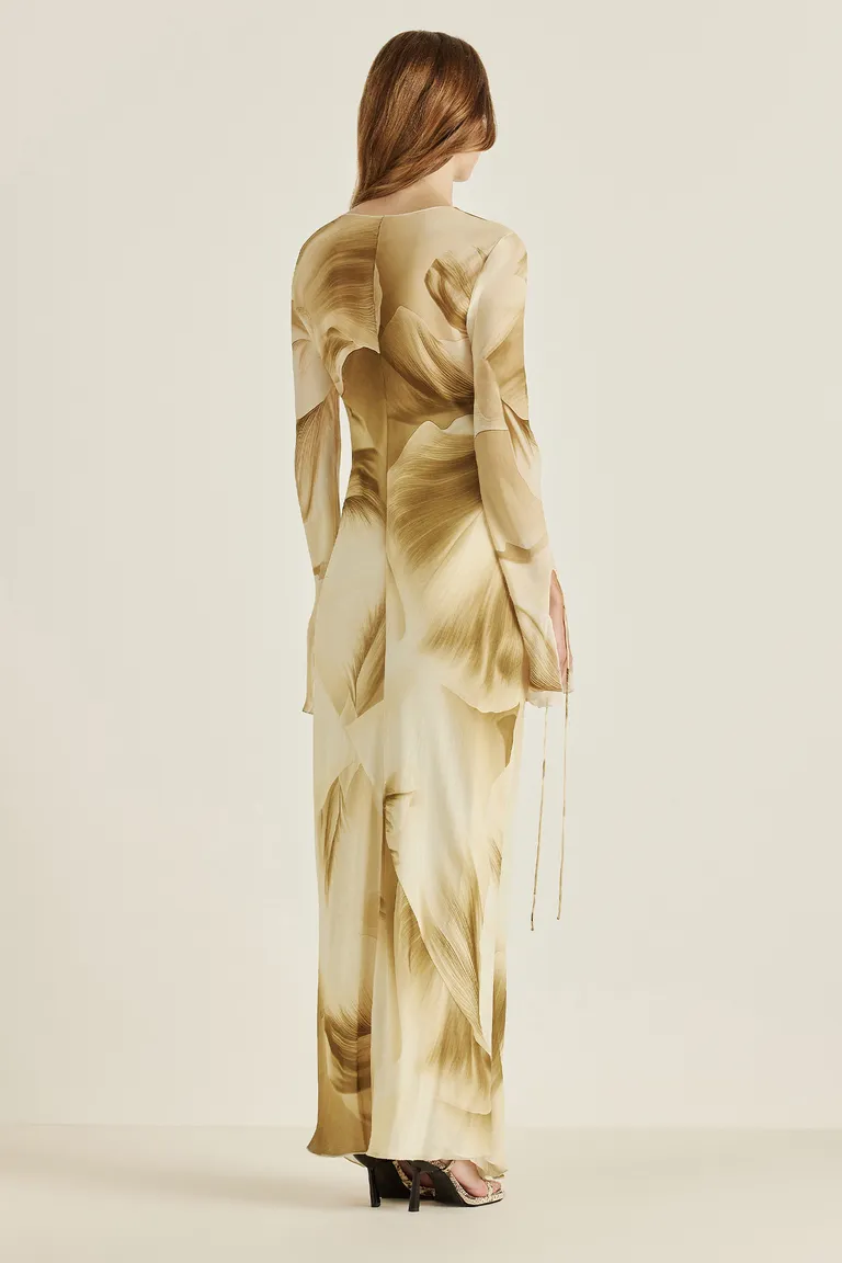 Vestido de gasa con estampado exclusivo para un look elegante y fresco de Tucci en Vestidos para argentina