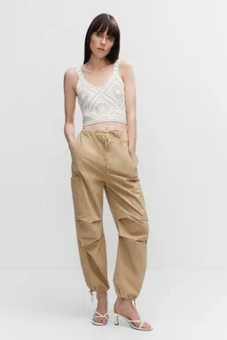 Top crop crochet de Mango en Tops para argentina
