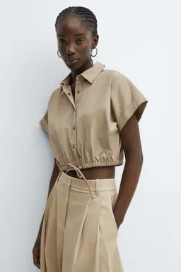 Camisa crop ajustable de Mango en Camisas para argentina