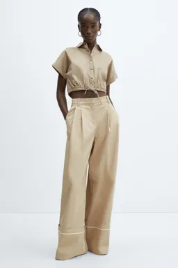 Camisa crop ajustable de Mango en Camisas para argentina