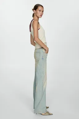 Jeans rectos tiro medio de Mango en Pantalones para argentina