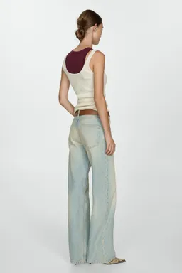 Jeans rectos tiro medio de Mango en Pantalones para argentina