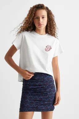 Falda estampada fruncida de Mango Teen en Faldas para argentina