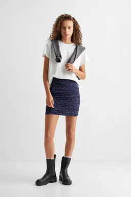 Falda estampada fruncida de Mango Teen en Faldas para argentina