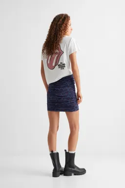 Falda estampada fruncida de Mango Teen en Faldas para argentina