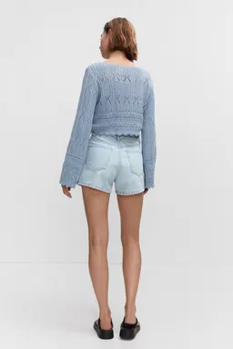 Shorts jean con botones de Mango en Shorts para argentina
