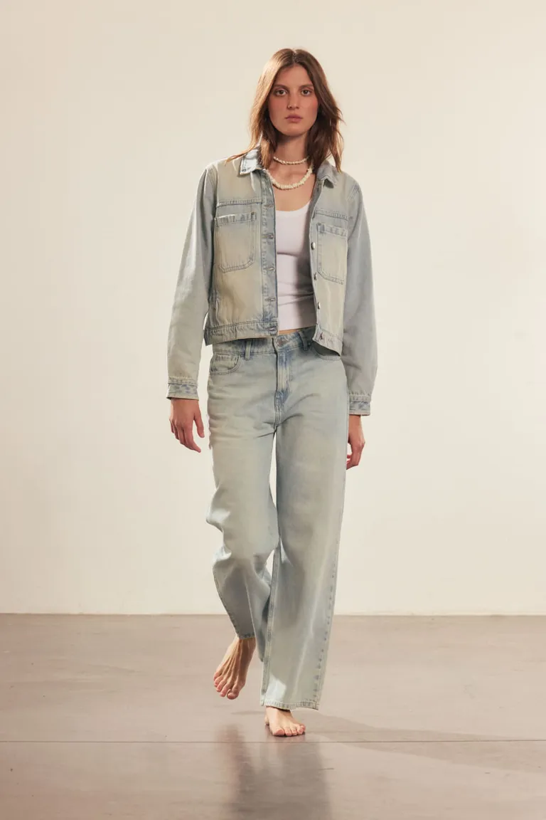 Chaqueta de denim de corte recto con efecto desgastado de Portsaid en Chaquetas para argentina