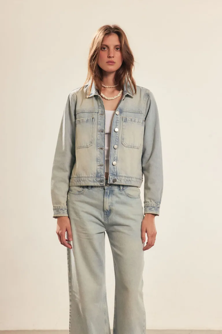 Chaqueta de denim de corte recto con efecto desgastado de Portsaid en Chaquetas para argentina