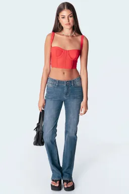 Jeans aubrey tiro bajo de Edikted en Pantalones para argentina