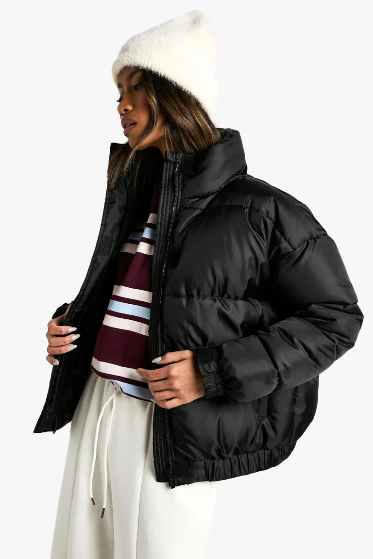 Campera puffer cuello chimenea de Boohoo en Chaquetas para argentina