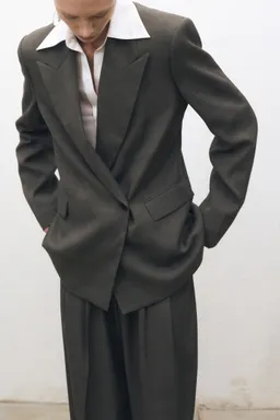 Americana oversize cruzada traje de Mango en Blazers para argentina