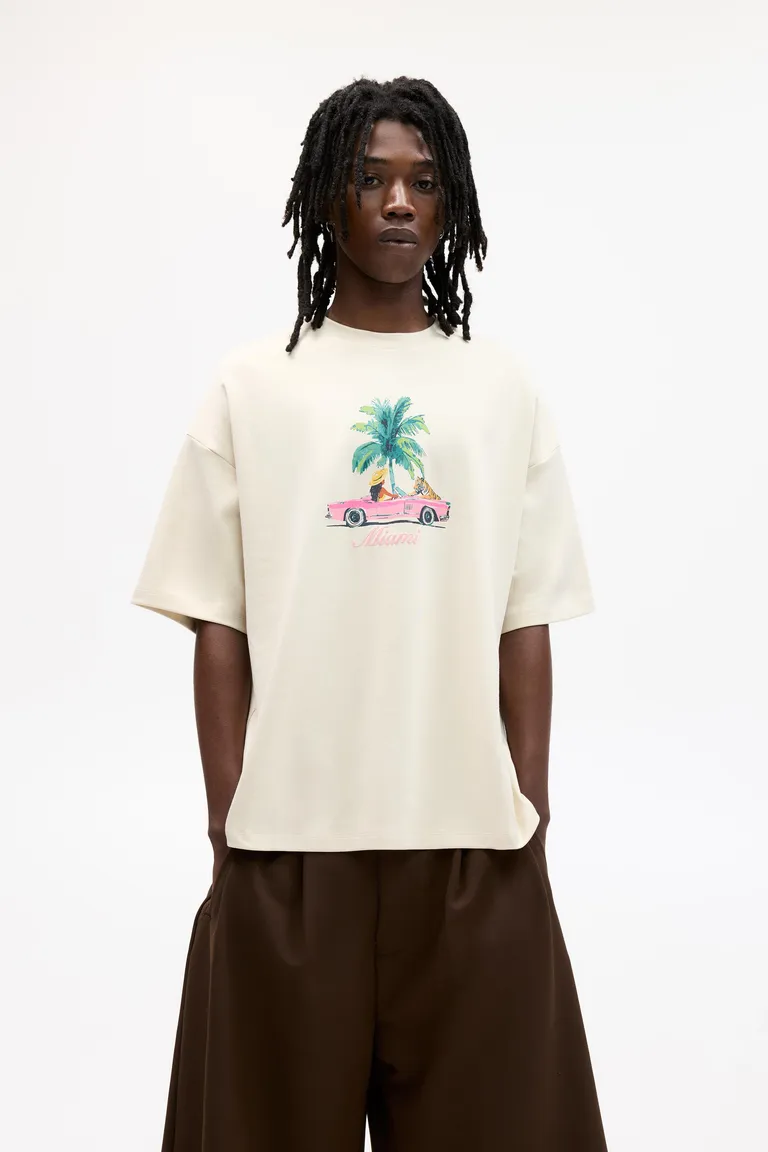 Remera miami tigre de Pull&Bear en Remeras y Polos para argentina