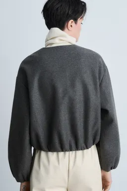 Campera bomber fruncida de Mango en Chaquetas para argentina