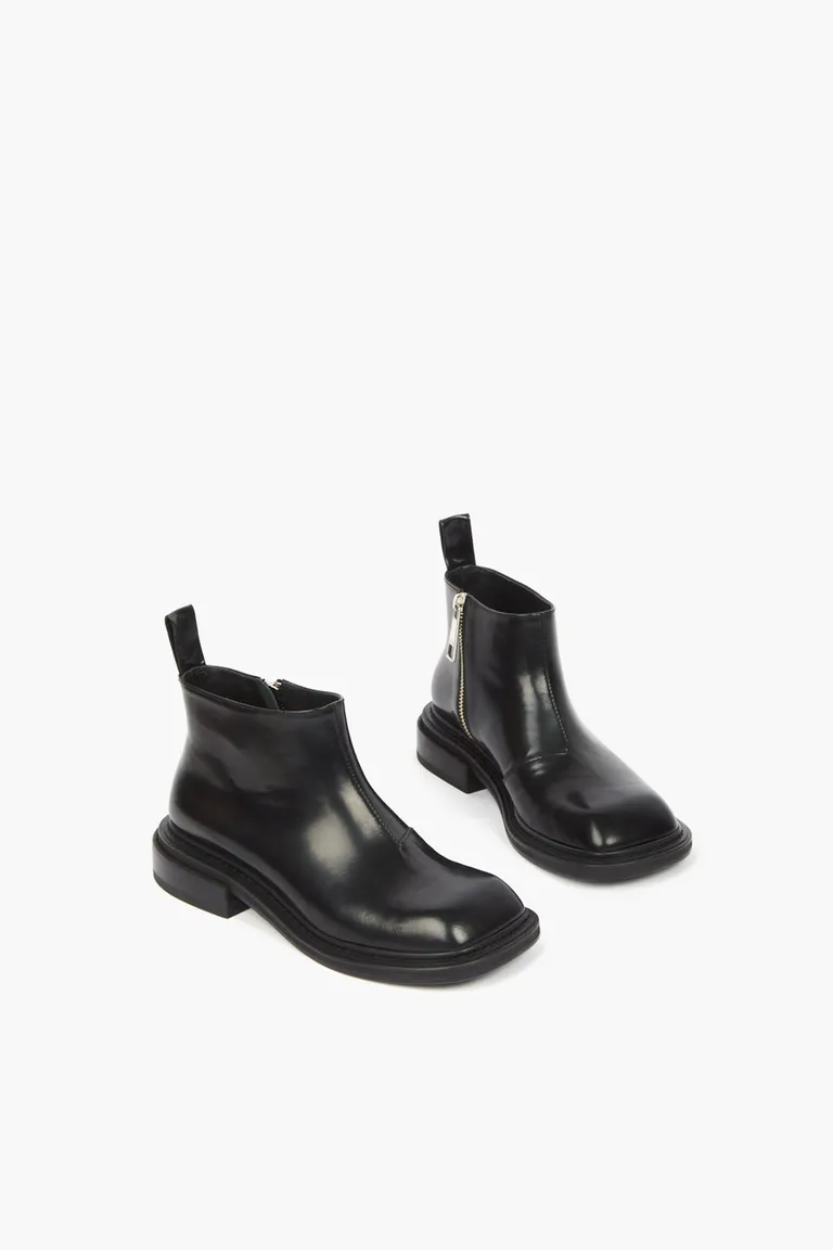 Botineta de caña baja con cierre lateral punta cuadrada y suela con vira doble de Mishka en Botas y Botinetas para argentina