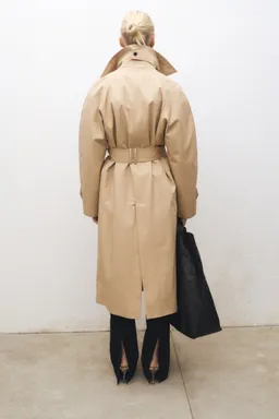 Trench largo oversize algodón de Mango en Tapados para argentina