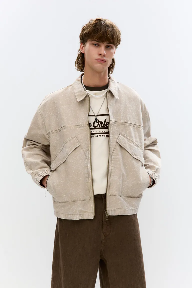 Campera ligera algodón de Pull&Bear en Abrigos y Camperas para argentina