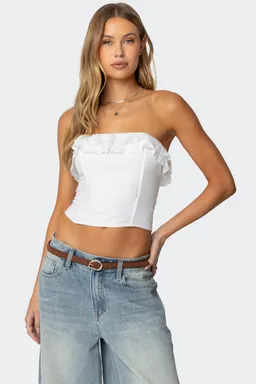 Corset lino volantes litsa de Edikted en Tops para argentina