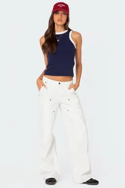 Musculosa tammy contraste de Edikted en Tops para argentina