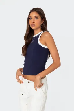 Musculosa tammy contraste de Edikted en Tops para argentina