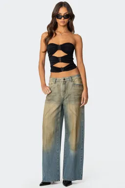 Top strapless recortes ariella de Edikted en Tops para argentina