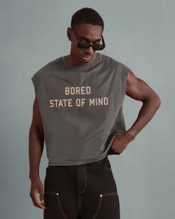 Musculosa con texto desgastada de Sumwon en Remeras y Polos para argentina