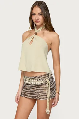 Top halter con abertura ariya de Edikted en Tops para argentina