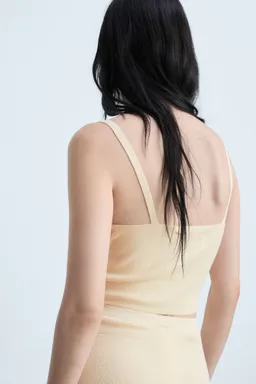 Top crop punto de Mango en Tops para argentina