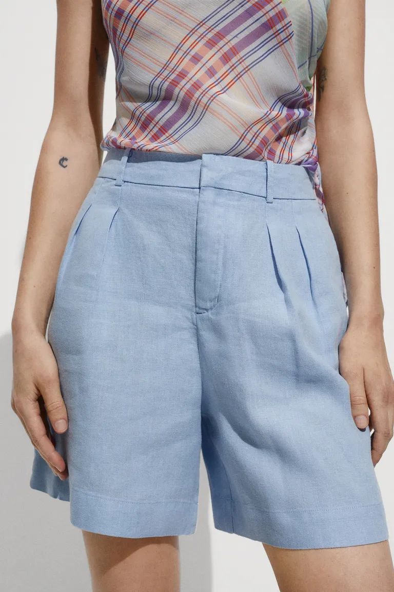 Shorts rectos lino de Mango en Shorts para argentina