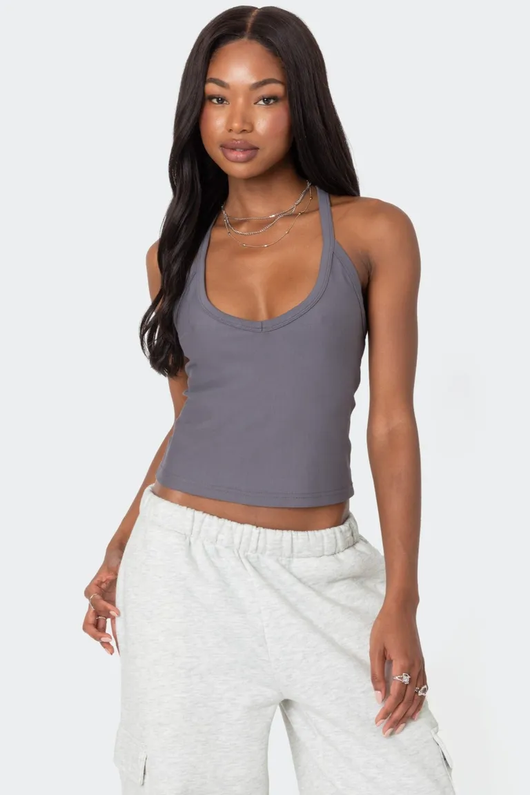 Top halter escote nadador de Edikted en Tops para argentina