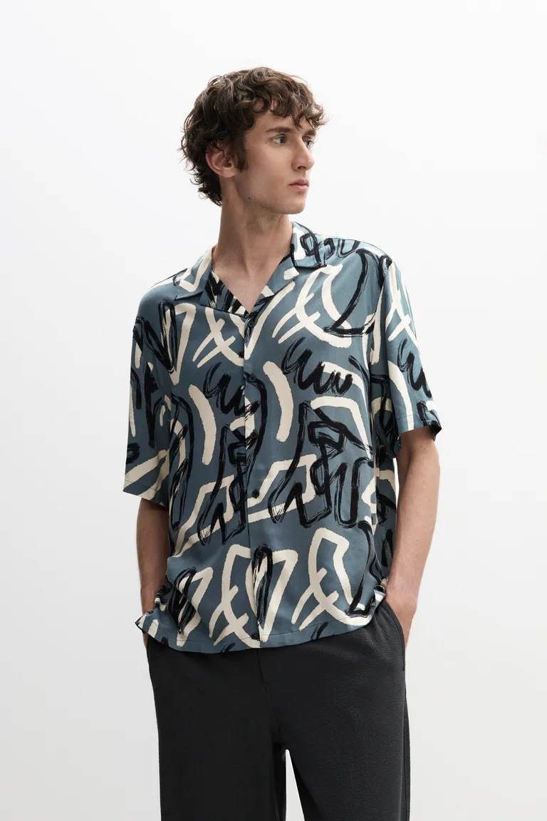 Camisa estilo resort estampada de Lefties en Camisas para argentina