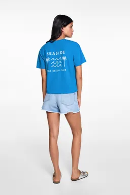 Remera mensaje bordado de Mango Teen en Remeras para argentina