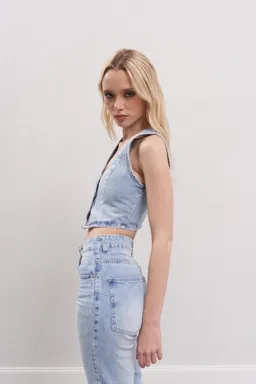 Chaleco sastre denim de Magda en Chalecos para argentina
